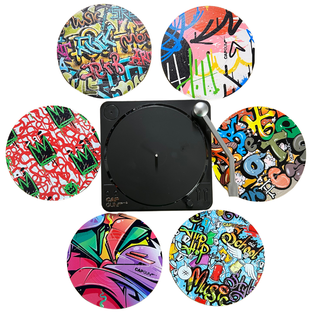 Vinyl Record Coasters [Set of 6]