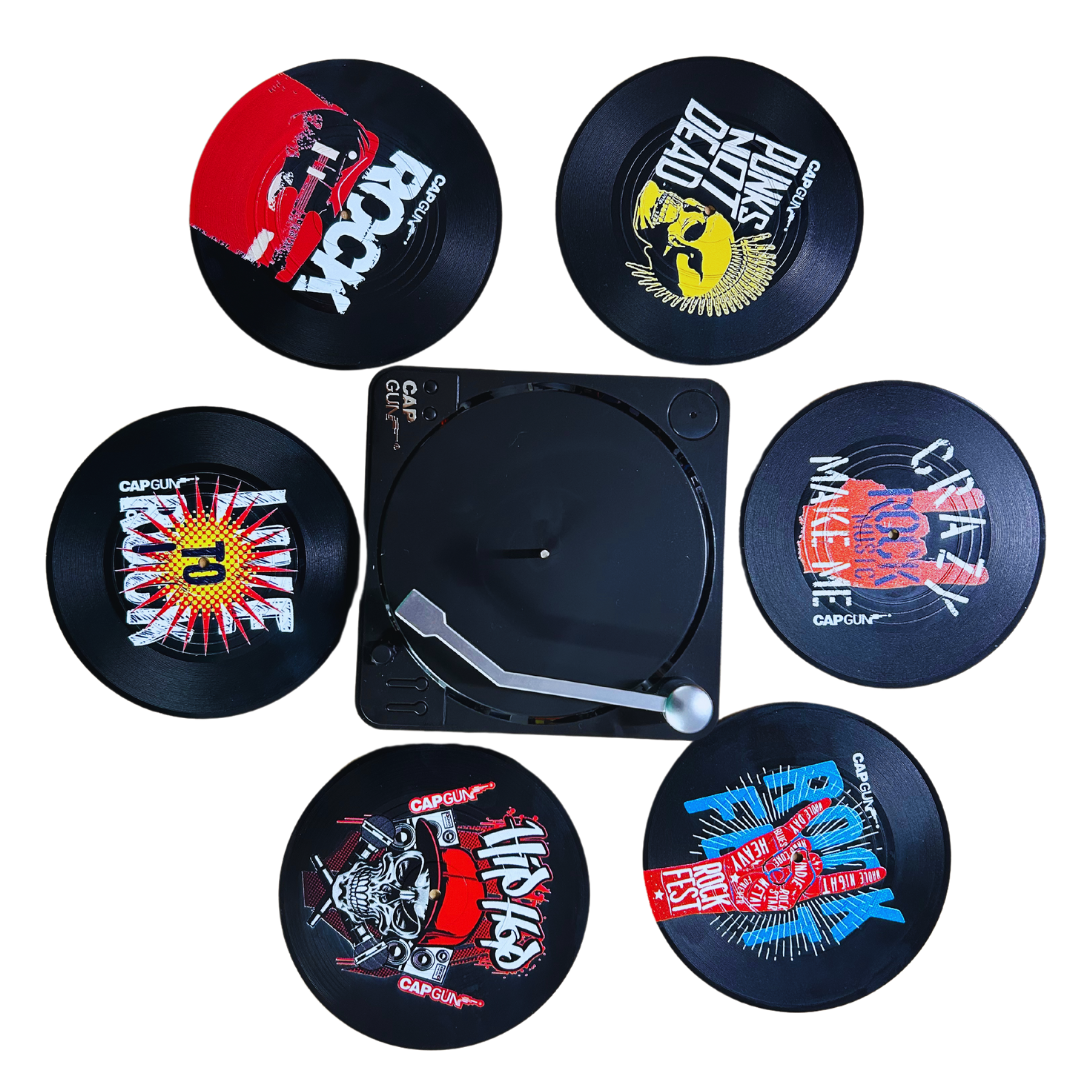Vinyl Record Coasters [Set of 6]