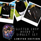 "Charlotte" Crop Hoody & Singlet Set - LIMITED EDITION