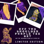 "Flip" Off the Shoulder Tee Set - LIMITED EDITION