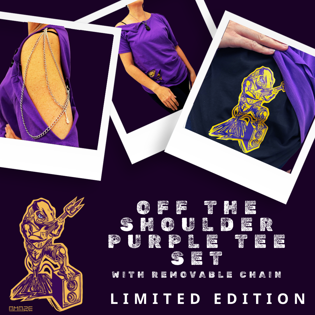 "Flip" Off the Shoulder Tee Set - LIMITED EDITION
