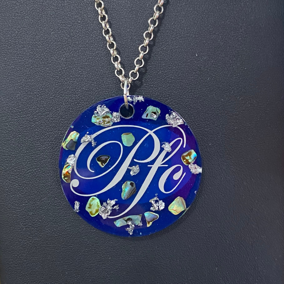 Handmade Pāua Music Pendants