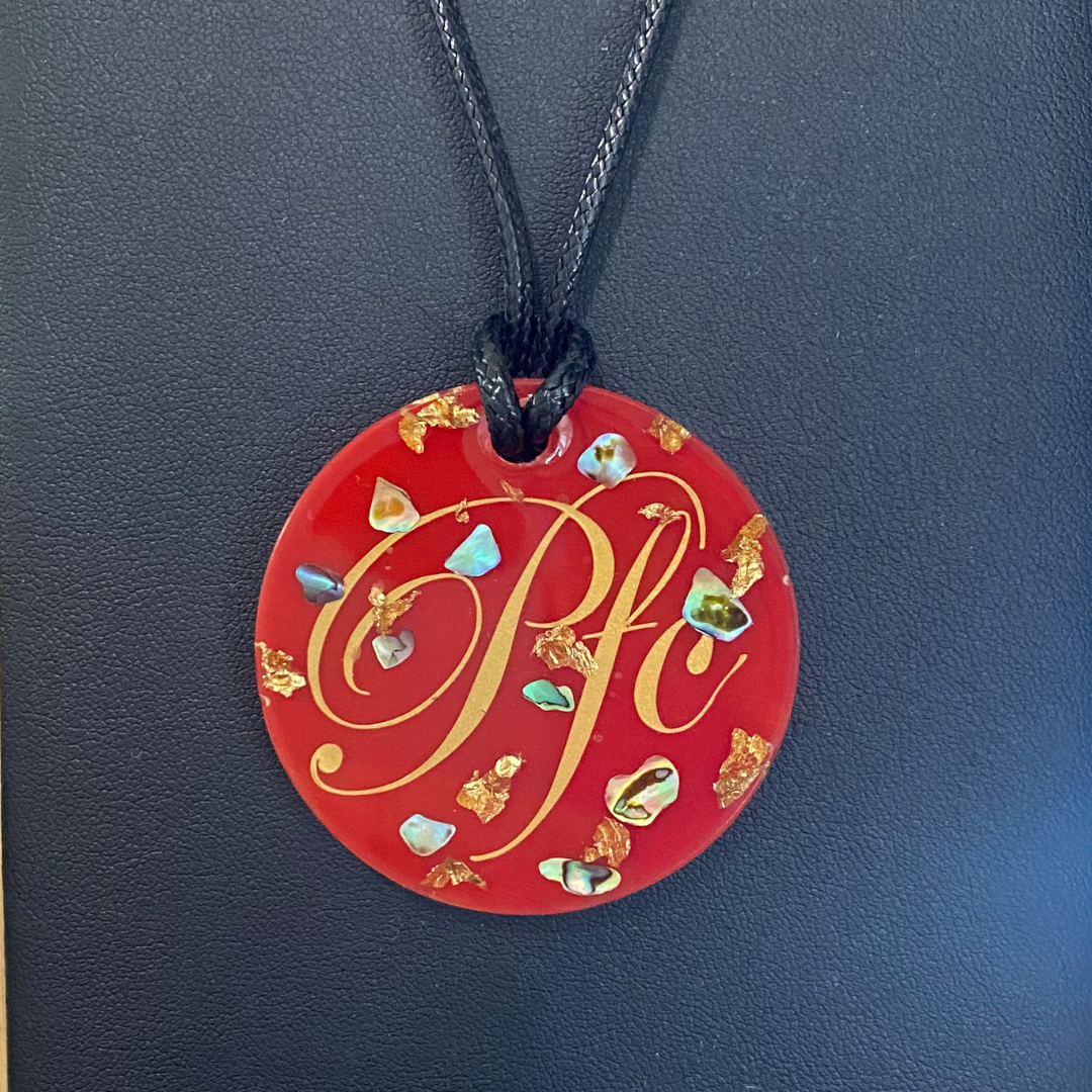 Handmade Pāua Music Pendants
