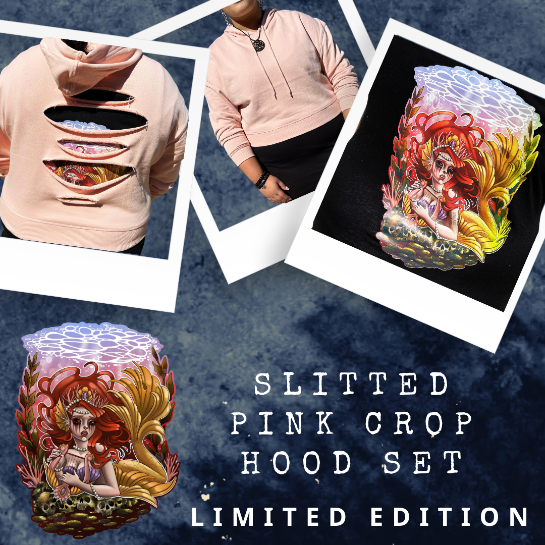 "Sirena" Crop Hoody & Singlet Set - LIMITED EDITION