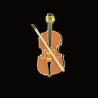 Lapel Pins (Guitar & Cello)