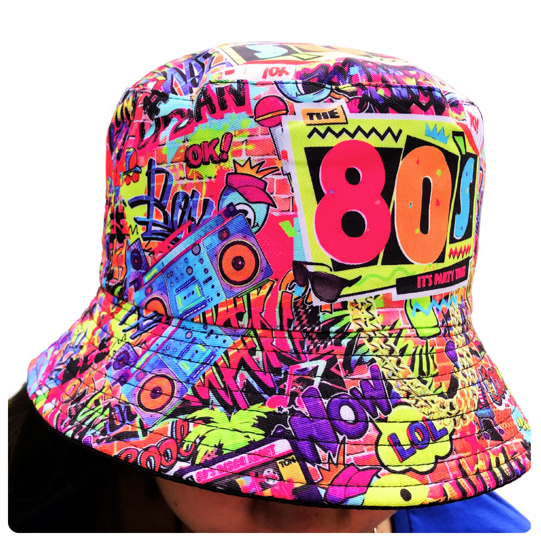 80s Nostalgic Bucket Hats