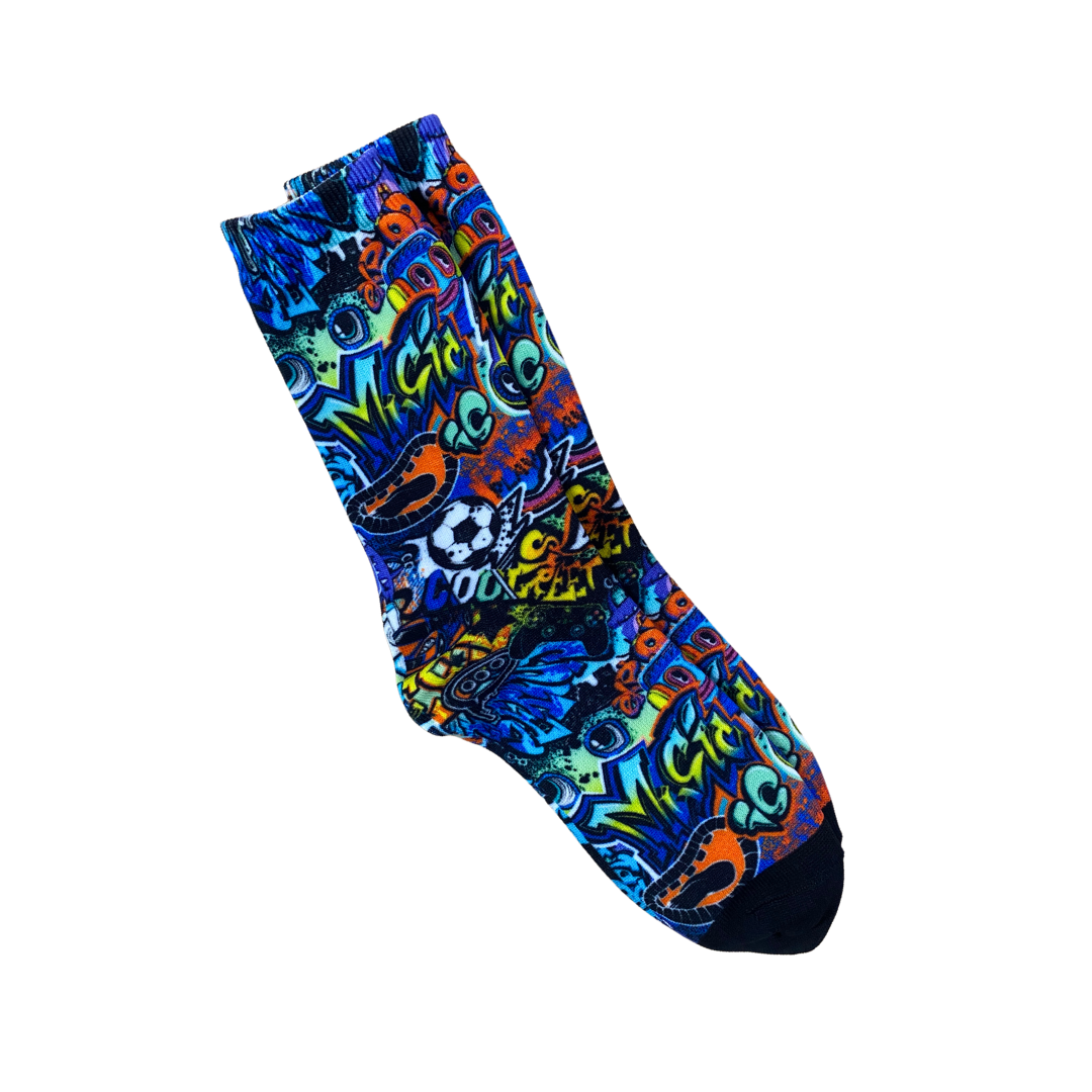Hiphop Collage Socks (Various)