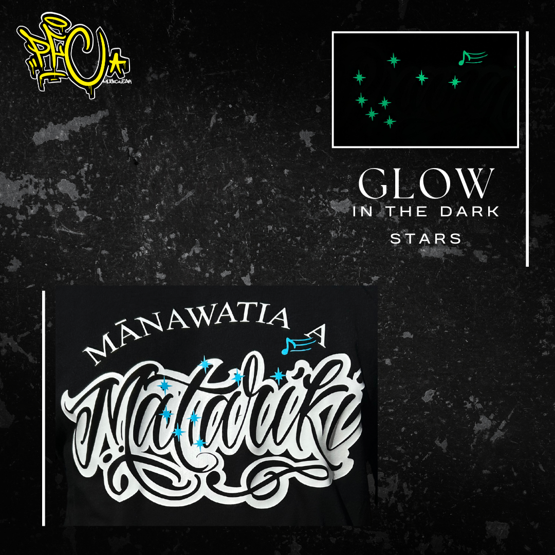 MATARIKI Crewneck Sweater (Silver or Glow in Dark Stars)