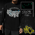 PUANGA Crewneck Sweater (Silver or Glow in Dark Stars)