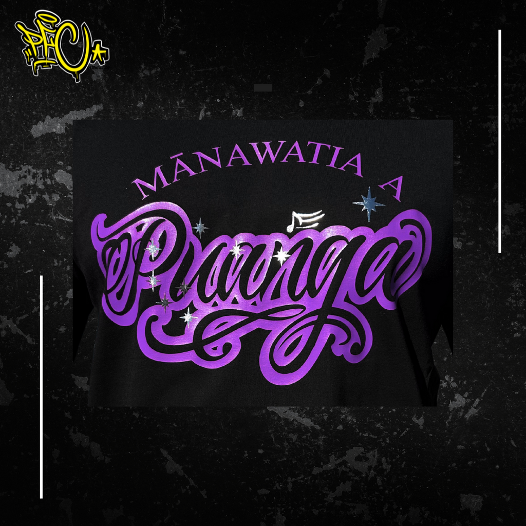 PUANGA Tee  (Silver or Glow in Dark Stars)